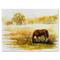 Designart - Horse Grazing On A Meadow - Farmhouse Canvas Wall Art Print
